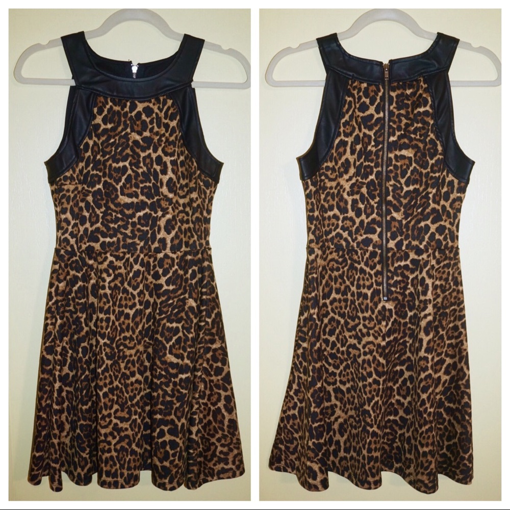 NWT! Leopard Print HeartSoul Dress